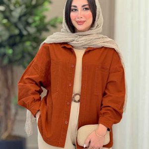 مانتو دو جیب باران کد 6905