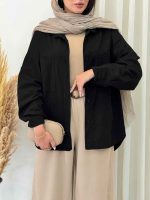 مانتو دو جیب باران کد 6905 - تصویر 15
