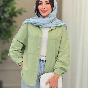 مانتو دو جیب باران کد 6905