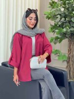 مانتو تک جیب یگانه کد 6904 - تصویر 2