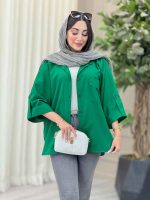 مانتو تک جیب یگانه کد 6904 - تصویر 4