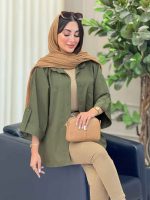 مانتو تک جیب یگانه کد 6904 - تصویر 24