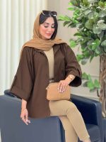 مانتو تک جیب یگانه کد 6904 - تصویر 20