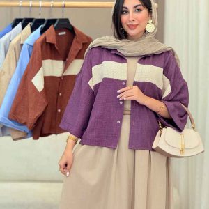شومیز آستین پاکتی وانیا کد 6810