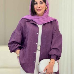 مانتو پشت دکمه هیلدا کد 6807