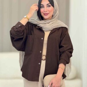 شومیز دو جیب نوژان کد 6891