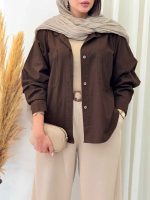 شومیز دو جیب نوژان کد 6891 - تصویر 13