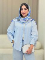شومیز دو جیب نوژان کد 6891 - تصویر 2