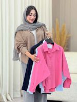 شومیز دو جیب نوژان کد 6891 - تصویر 19