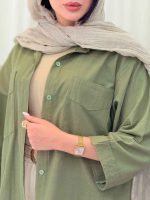 شومیز جیب برش دار پشت پیله کد 6706 - تصویر 19