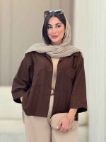 شومیز جیب برش دار پشت پیله کد 6706 - تصویر 10