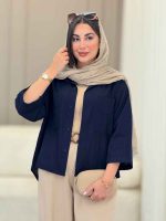 شومیز جیب برش دار پشت پیله کد 6706 - تصویر 5