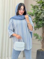 مانتو جلو بسته هوران کد 6914 - تصویر 2