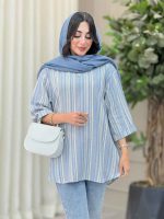 مانتو جلو بسته هوران کد 6914 - تصویر 5