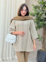 مانتو جلو بسته هوران کد 6914 - تصویر 4