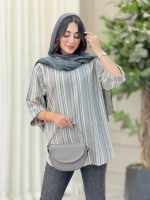 مانتو جلو بسته هوران کد 6914 - تصویر 6
