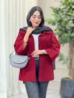 مانتو دو جیب نارین کد 6916 - تصویر 7