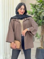 مانتو دو جیب نارین کد 6916 - تصویر 18