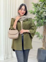 مانتو دو جیب نارین کد 6916 - تصویر 4