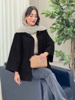 مانتو دو جیب نارین کد 6916 - تصویر 23