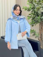 مانتو دو جیب نارین کد 6916 - تصویر 19
