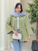مانتو دو جیب نارین کد 6916 - تصویر 14