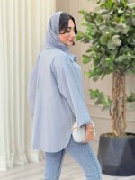 مانتو دو جیب نارین کد 6916 - تصویر 9