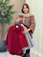 مانتو دو جیب نارین کد 6916 - تصویر 26