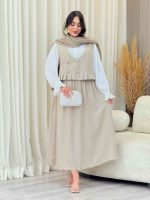 ست سه تکه جلیقه و دامن کد 6913 - تصویر 5