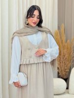 ست سه تکه جلیقه و دامن کد 6913 - تصویر 13