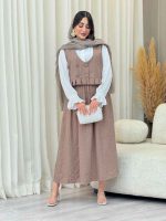 ست سه تکه جلیقه و دامن کد 6913 - تصویر 18