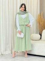 ست سه تکه جلیقه و دامن کد 6913