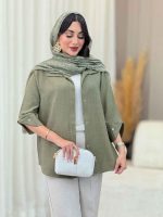 مانتو سر آستین دو دکمه روژین کد 6773 - تصویر 39