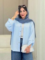 مانتو پشت پیله محیا کد 6859 - تصویر 14