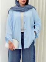 مانتو پشت پیله محیا کد 6859 - تصویر 8