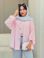مانتو پشت پیله محیا کد 6859 - تصویر 21