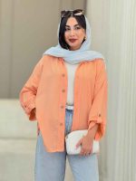 مانتو پشت پیله محیا کد 6859 - تصویر 5