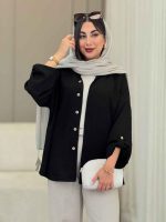مانتو پشت پیله محیا کد 6859 - تصویر 6