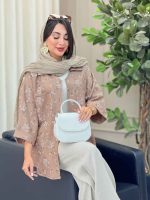 مانتو تک جیب گلسا کد 6920 - تصویر 2