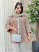 مانتو تک جیب گلسا کد 6920 - تصویر 8