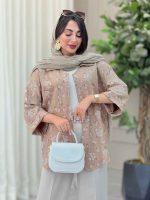 مانتو تک جیب گلسا کد 6920 - تصویر 18