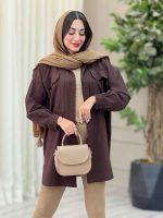 مانتو لینن جیب پیله کد 6921 - تصویر 25
