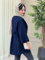 مانتو پشت دو پاگن راشین کد 6918 - تصویر 22