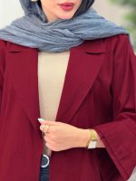 مانتو پشت دو پاگن راشین کد 6918 - تصویر 12