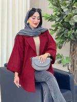 مانتو پشت دو پاگن راشین کد 6918 - تصویر 21