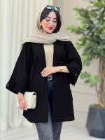 مانتو پشت دو پاگن راشین کد 6918 - تصویر 8