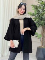 مانتو پشت دو پاگن راشین کد 6918 - تصویر 24