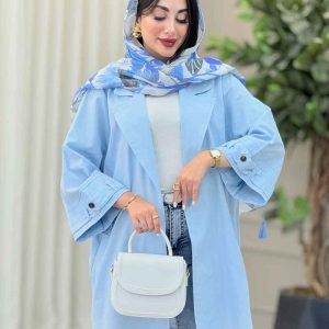 مانتو پشت دو پاگن راشین کد 6918