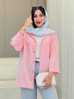 شومیز برش دار بهنیا کد 6925 - تصویر 21