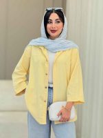 شومیز برش دار بهنیا کد 6925